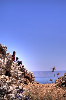 Mountains and nature in Galilee, Israel - travel vacation in  Middle East