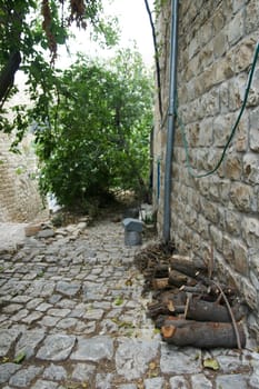 Old houses in nothern Israel town