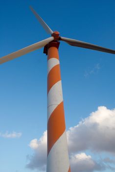 green energy - wind turbine in golan heights