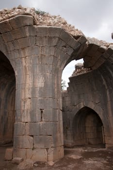 Castle ruins in Israel tourosim and travel