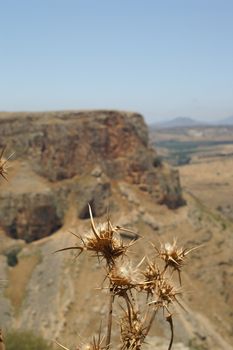 Mountains and nature in Galilee, Israel - travel vacation in  Middle East