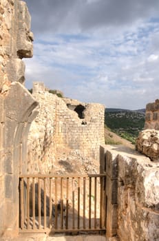 Castle ruins in Israel tourosim and travel