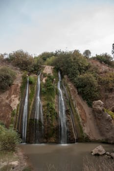 Rivers, stones and forest in Israel north natural reserve