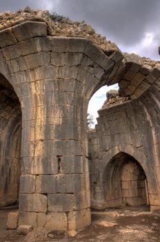 Castle ruins in Israel tourosim and travel