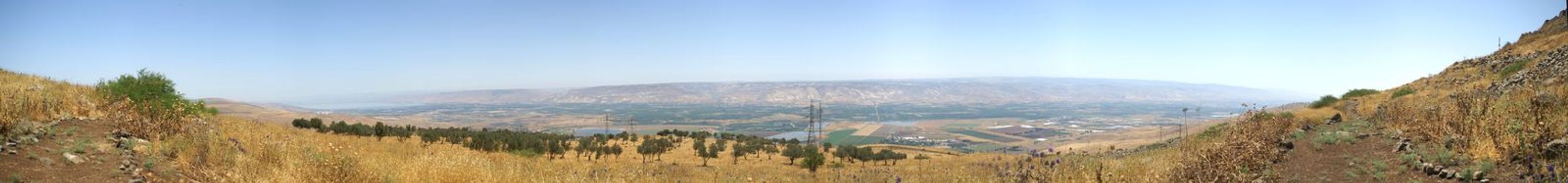 Mountains and nature in Galilee, Israel - travel vacation in  Middle East