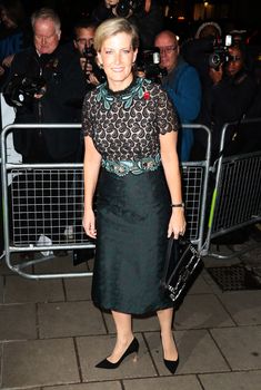 UNITED KINGDOM, London: Sophie Countess Of Wessex poses during the Harper's Bazaar Women of the Year Awards at Claridge's, in London, on November 3, 2015.