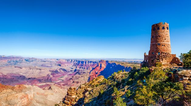  Grand Canyon Desert View Watchtower, Arizona, USA.