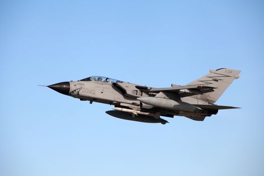 ITALY, Trapani: Various fighter jets gathered as part of operation Trident Juncture in Trapani, Italy on November 4, 2015. The operation is currently taking place in Spain, Italy and Portugal. The exercises are taking part in an effort to test the allies ability to work together and meet a wide range of security challenges. More than 36,000 personnel from 30 different countries participated in the events. 