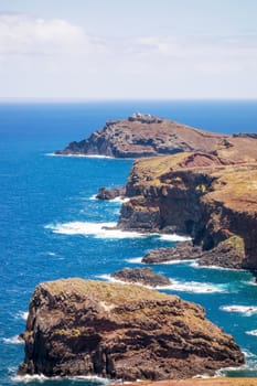 Island Ilheu da Cevada / do Farol - the most easterly point on Madeira - view from Ponta do Furado