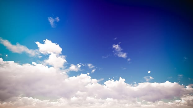 Cloudy blue sky abstract background, blue sky background with tiny clouds