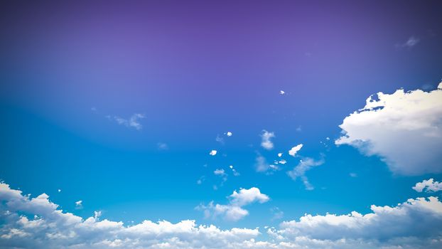 Cloudy blue sky abstract background, blue sky background with tiny clouds