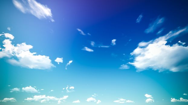 Cloudy blue sky abstract background, blue sky background with tiny clouds