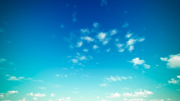 Cloudy blue sky abstract background, blue sky background with tiny clouds