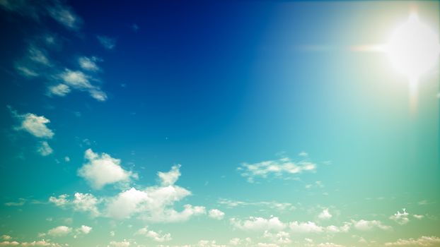 Cloudy blue sky abstract background, blue sky background with tiny clouds