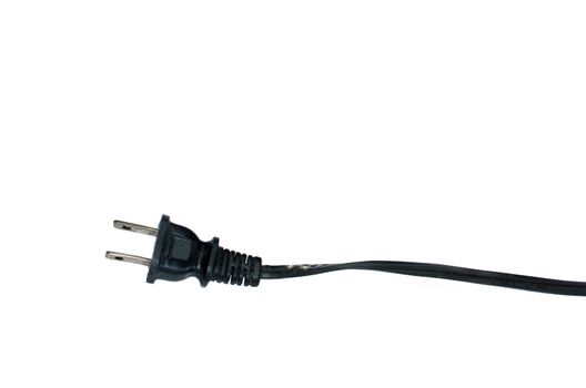 Power plug on a white background