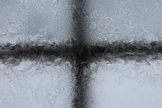 Ice inside cabin window