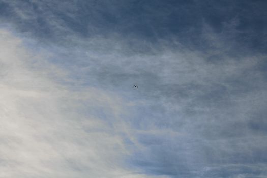 Blue sky, clouds