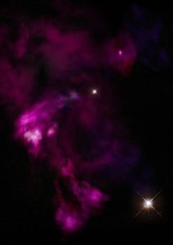Small part of an infinite star field of space in the Universe. "Elements of this image furnished by NASA".