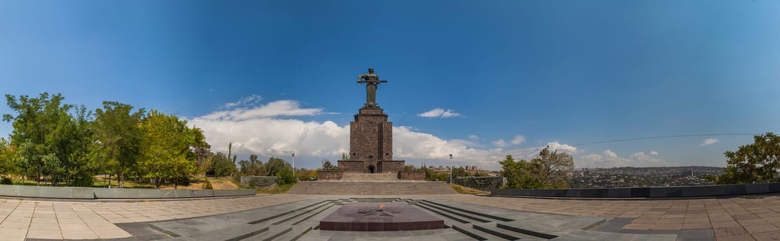 Monument Mother Armenia in the city of Yerevan