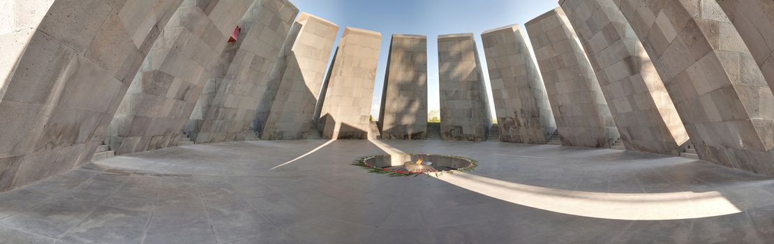 Monument to the victims of genocide of Armenians in the city of Yerevan