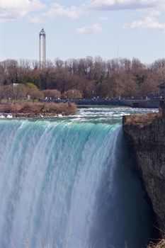 Beautiful view of the Niagara falls