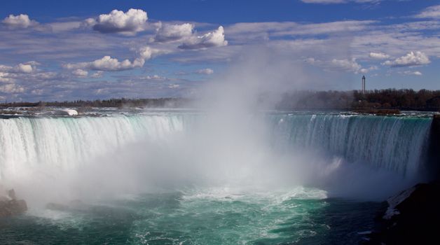 Beautiful photo of the Niagara falls Canadian side