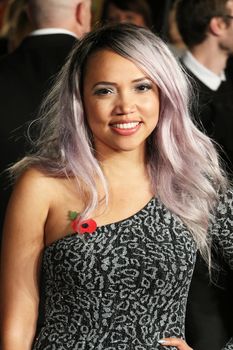 UNITED KINGDOM, London: Aisha Kasim attends the UK premiere of The Hunger Games: Mockingjay - Part 2 at Odeon Leicester Square in London on November 5, 2015.