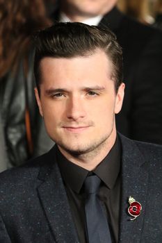 UNITED KINGDOM, London: Josh Hutcherson attends the UK premiere of The Hunger Games: Mockingjay - Part 2 at Odeon Leicester Square in London on November 5, 2015. 