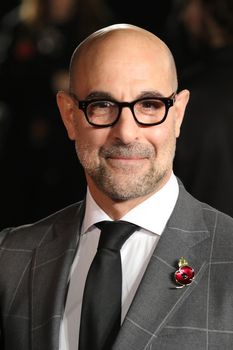 UNITED KINGDOM, London: Stanley Tucci attends the UK premiere of The Hunger Games: Mockingjay - Part 2 at Odeon Leicester Square in London on November 5, 2015. 