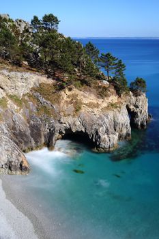 Ile Vierge, Crozon Peninsula, Finistere, Brittany, France