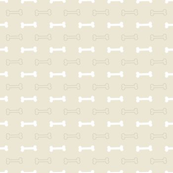 Seamless colorful dog bones pattern.