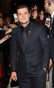 ENGLAND, London: Josh Hutcherson attended the London premiere of 'The Hunger Games  Mockingjay Part 2' in Leicester Square on November 5, 2015. The cast is currently on a world tour for the final installment of the Hunger Games franchise.