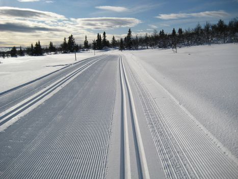 Ski track