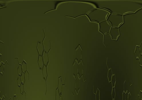 Background with structural chemical formulas. Concept of a chemical background.