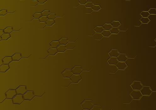 Background with structural chemical formulas. Concept of a chemical background.