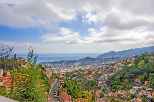 View over Funchal, Island Madeira, Portugal