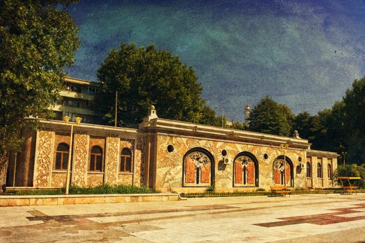 Public Aquarium building in Constanta Romania near the Black Sea