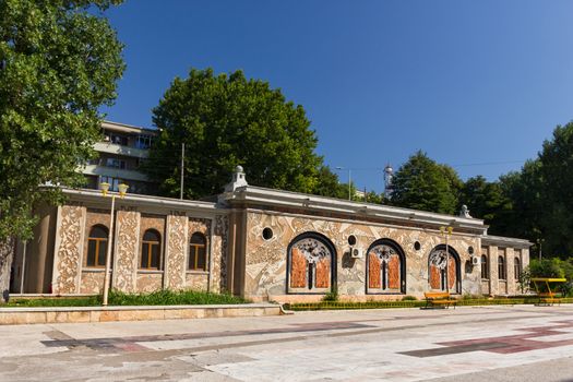 Public Aquarium building in Constanta Romania near the Black Sea