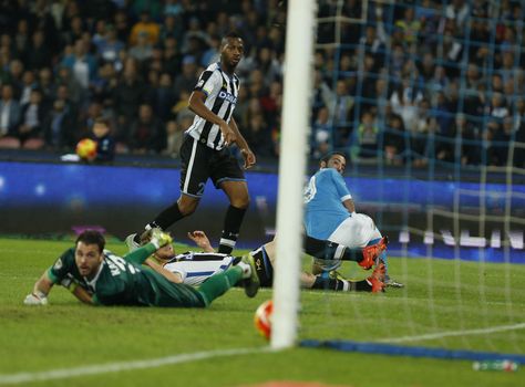 ITALY, Naples: Napoli beat Udinese 1-0 in their Serie A match at San Paolo stadium in Naples on November 8, 2015.