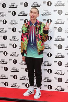 UNITED KINGDOM, London: Olly Alexander attends BBC Radio 1's Teen Awards at Wembley Arena in London on November 8, 2015. 