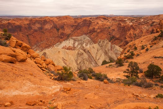 The Upheaval Dome in Canyonlands National Park, Utah, USA