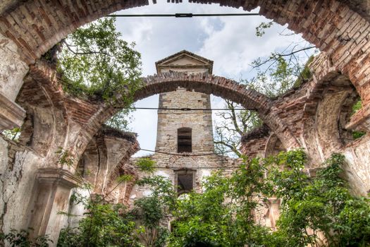 Image of the ruins of the Church of St Wenceslas, Hrusovany, Czech republic