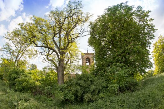 Image of the ruins of the Church of St. Wenceslas