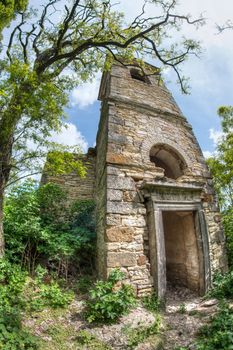 Image of the ruins of the Church of St Wenceslas, Hrusovany, Czech republic