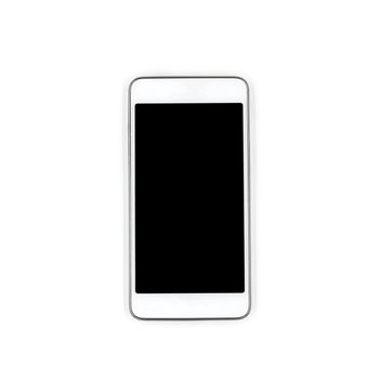 Smart phone isolated on white background.
