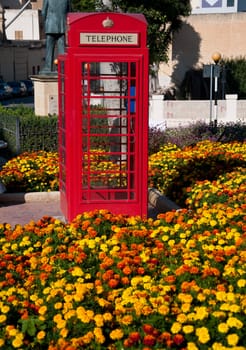 Red telephone box mold English