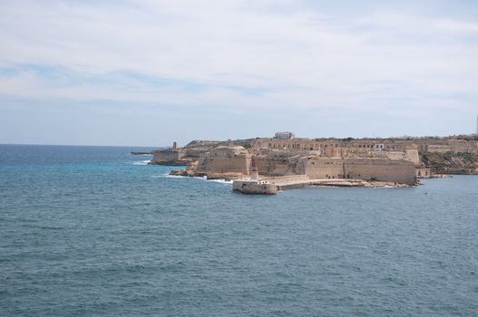 The fortress city of Valletta in Malta