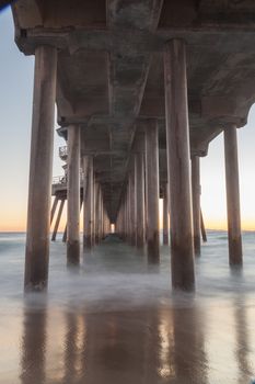 Under the Huntington Beach, California pier at sunset in the fall







Under the Huntington Beach, California pier at sunset in the fall