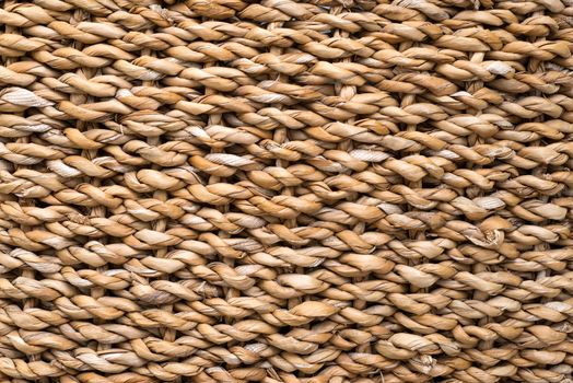 Natural rattan background texture basket