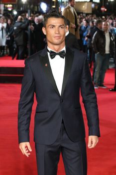 UNITED KINGDOM, London: Cristiano Ronaldo attends the world premiere of the documentary Ronaldo at Vue West End cinema at Leicester Square, London on November 9, 2015. 